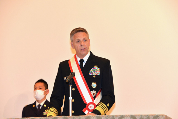 デービッドソン米インド太平洋軍司令官への叙勲伝達式及び表敬の画像２