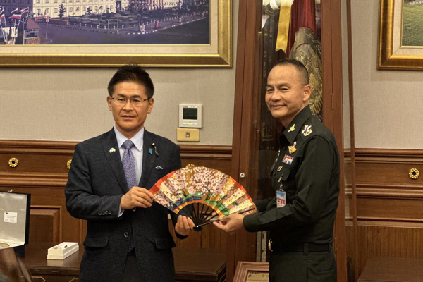 木村防衛大臣政務官のタイ訪問