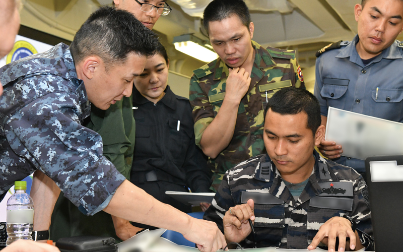 ASEAN乗艦協力プログラムでの防衛交流