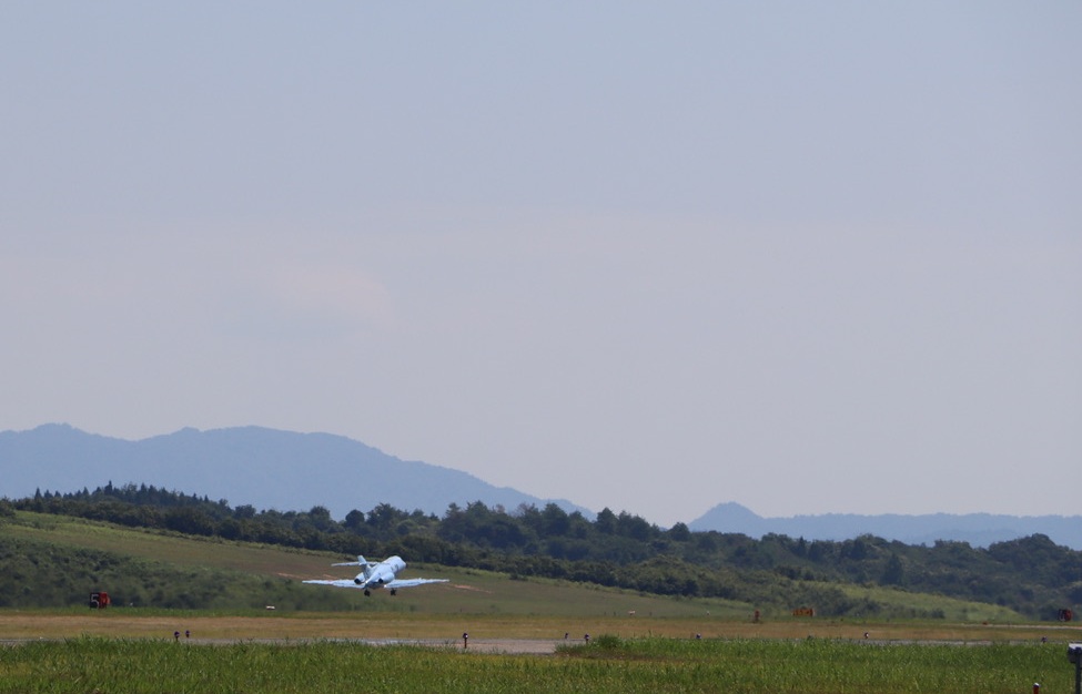 Ｕ－１２５Ａ離陸の様子　width=