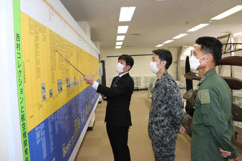 浜松基地資料館視察の画像