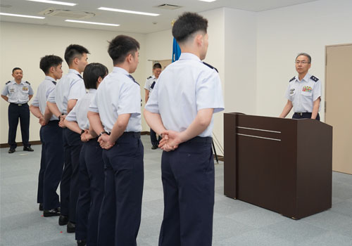 ２３Ａの入校式の画像