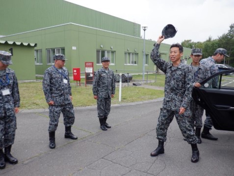 北警団司令視察