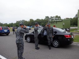 北警団司令視察