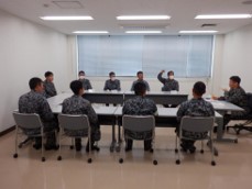 北警団司令視察