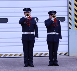 北警団司令部隊視察