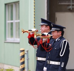 北警団司令部隊視察