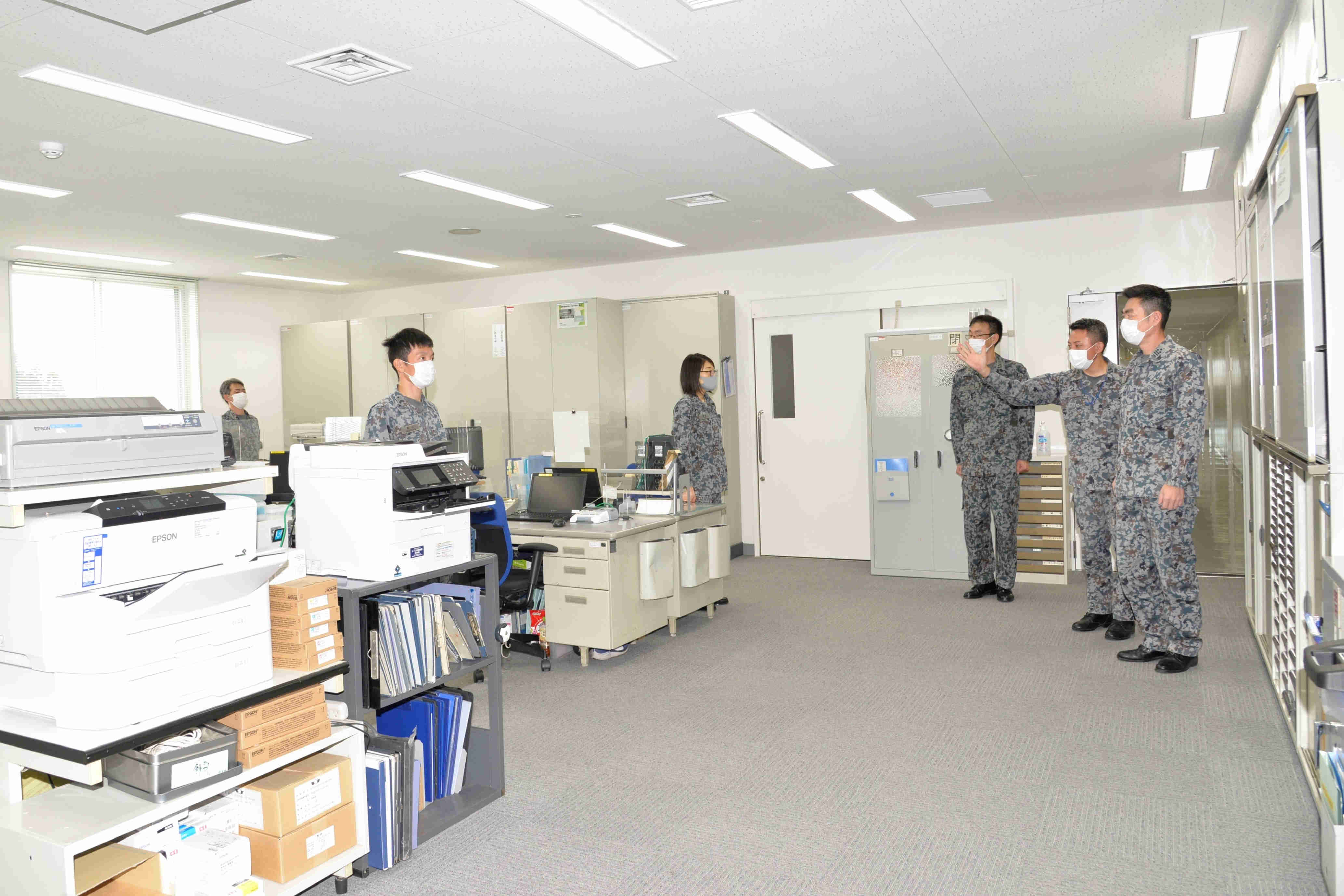 ▲初度視察