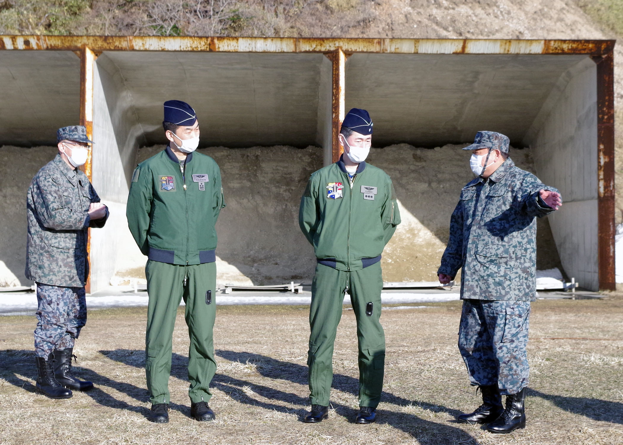 射撃場の視察