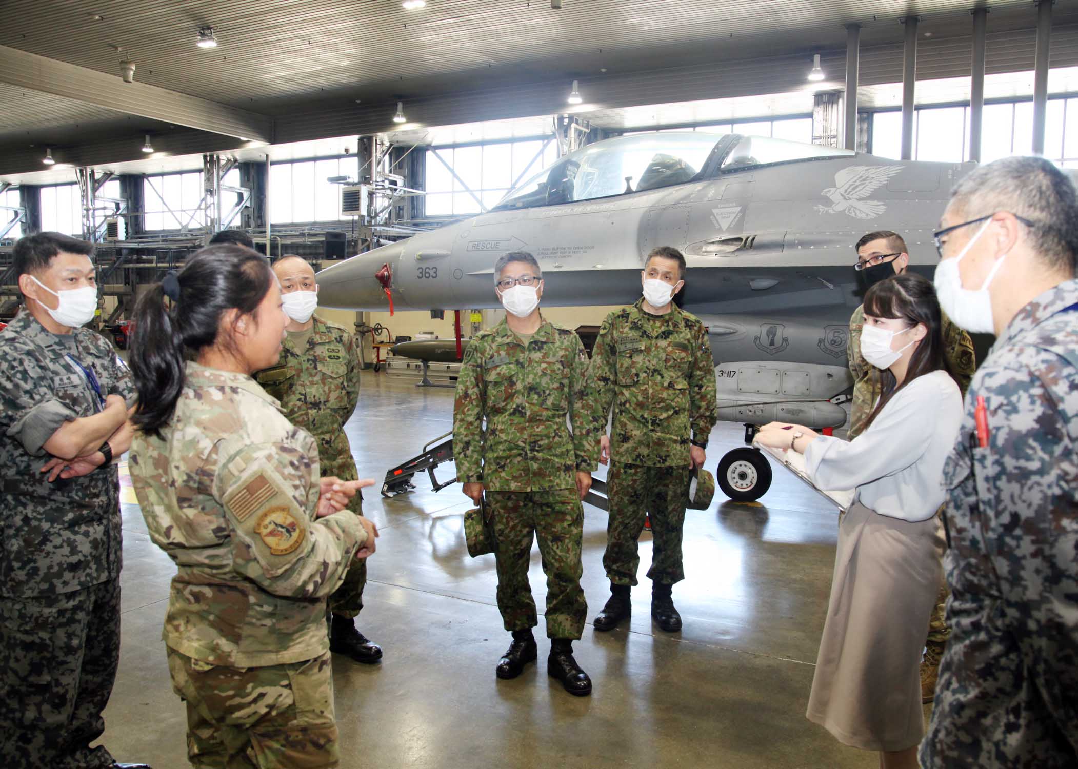 米軍航空機研修