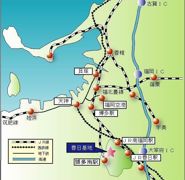 地図 アクセス 西部航空方面隊 Western Air Defense Force Jasdf 航空自衛隊