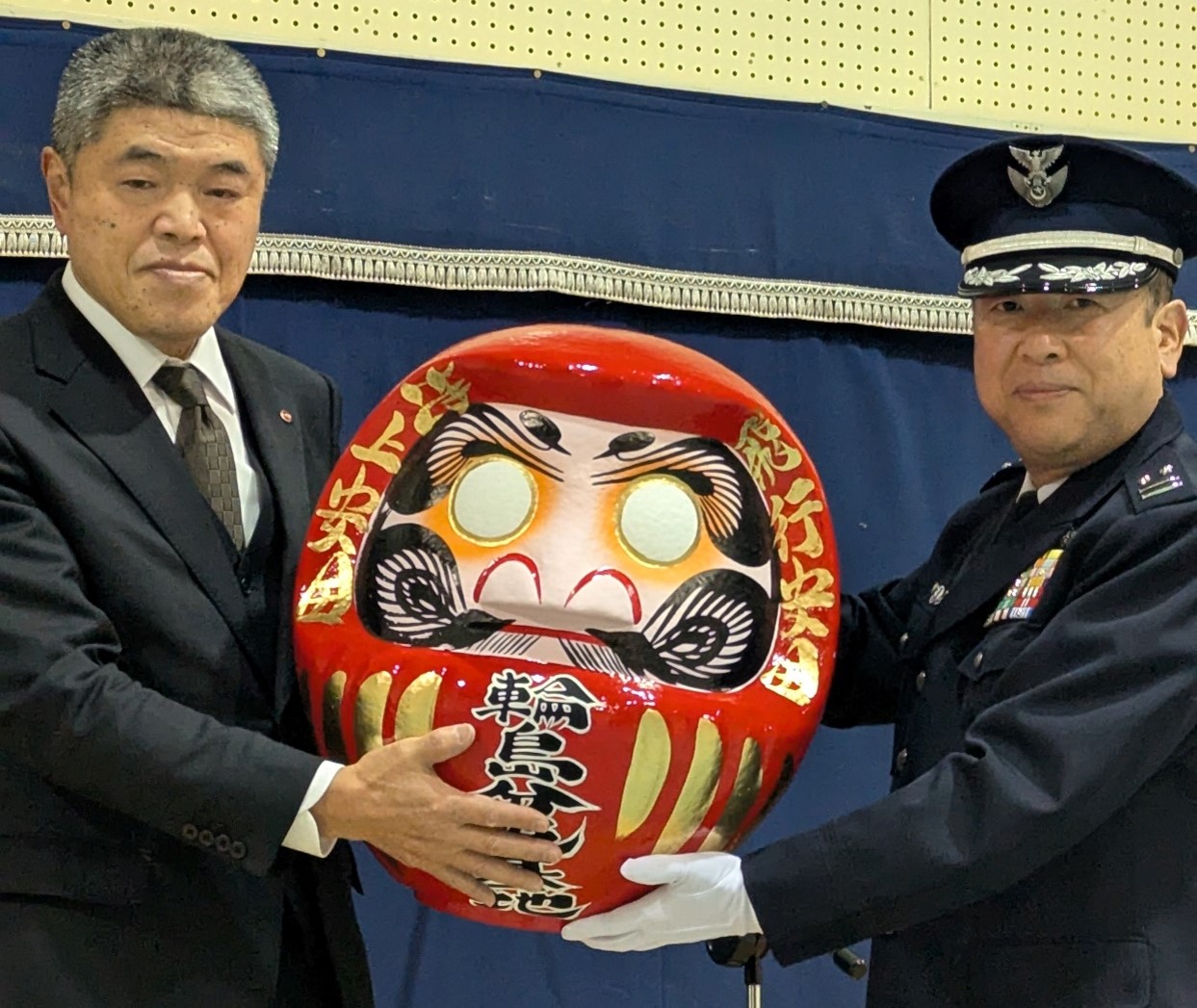 だるま受贈式