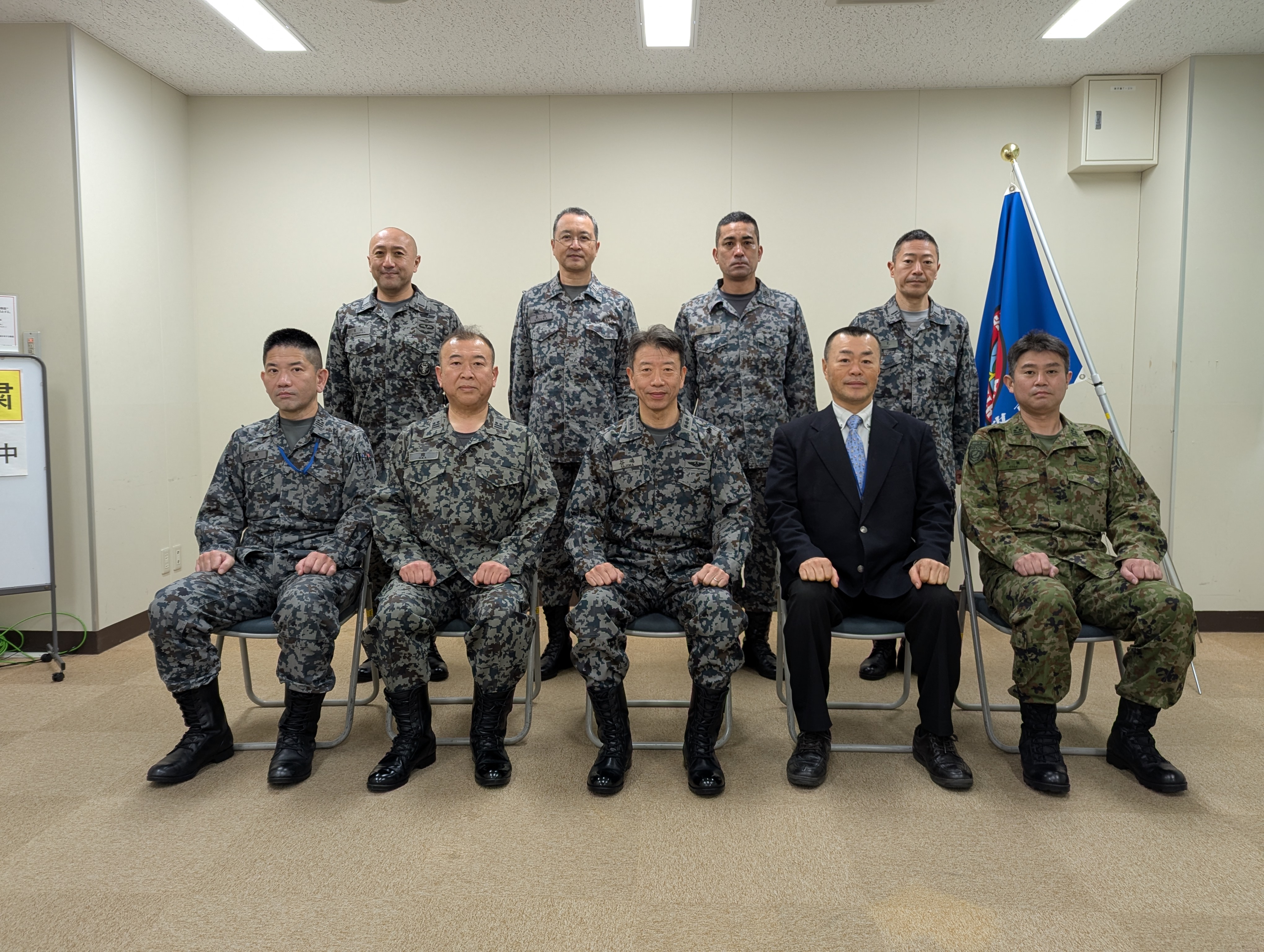 総隊司令官部隊視察３