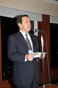 Remarks by Minister Hamada at the opening of the reception