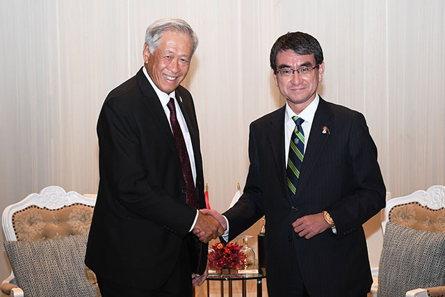 Japan-Singapore Defense Ministerial Meeting
