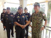 Reunion with training leader after 1 year of separation