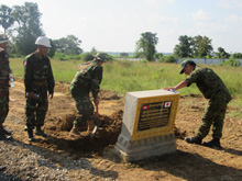 Monument built in FY2013