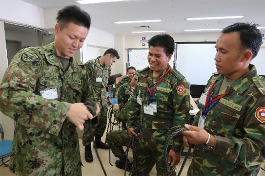 Training on rope technique