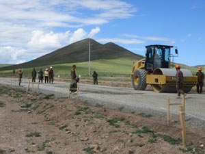 The Mongolian Army constructed upper layer in a half time of the last year's