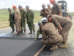 First day of asphalt pavement training