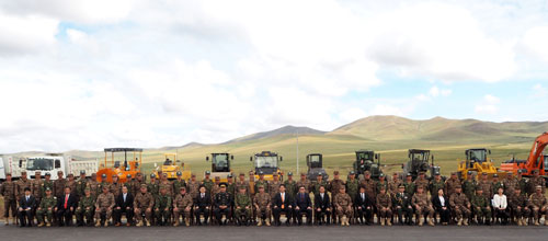 Group photo after the completion ceremony