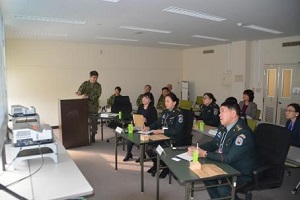 Lecture at Eastern Army Medical Unit