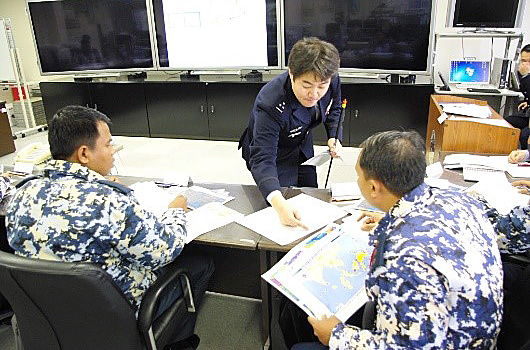 Weather forecast training On Fuchu Airbase
