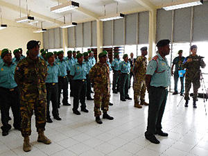 Newly enlisted trainees