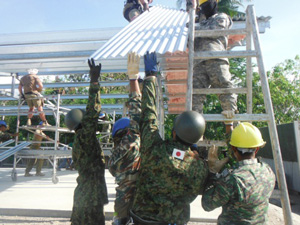 Members from the participating countries cooperate