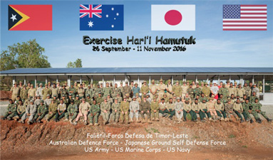 A picture of all the Harii Hamutuk participants