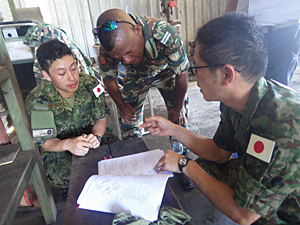 Coordination with F-FDTL officer