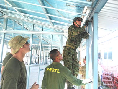GSDF personnel demonstration of electrical wiring
