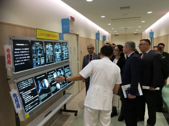 Visit to JGSDF Sapporo Hospital