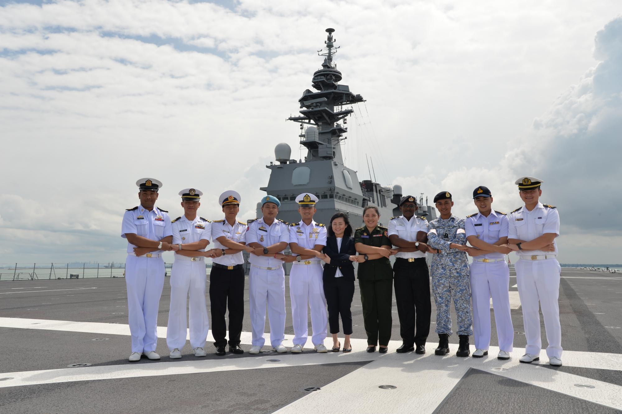 Japan-ASEAN Ship Rider Cooperation Program(平成29年6月19日~23日:護衛艦「いずも」)