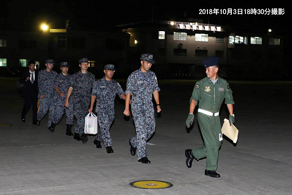 Sending off personnel for dispatch (Iruma)