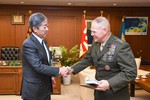 Prime Minister and Defense Minister Receive Courtesy Call from Commandant of the U.S. Marine Corps