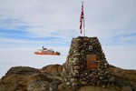 Icebreaker Shirase, 60th Japanese Antarctic Reserch Expedition, comes back to Japan