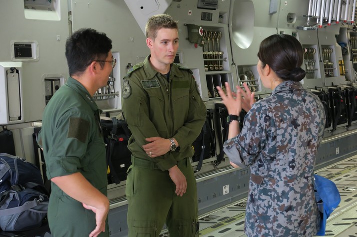 Port Call by Royal Canadian Air Force at Komaki Air Base