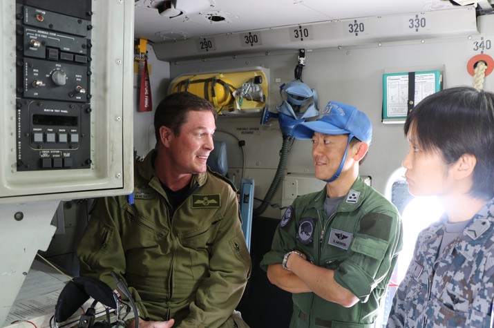 Port Call by Royal Canadian Air Force at Komaki Air Base