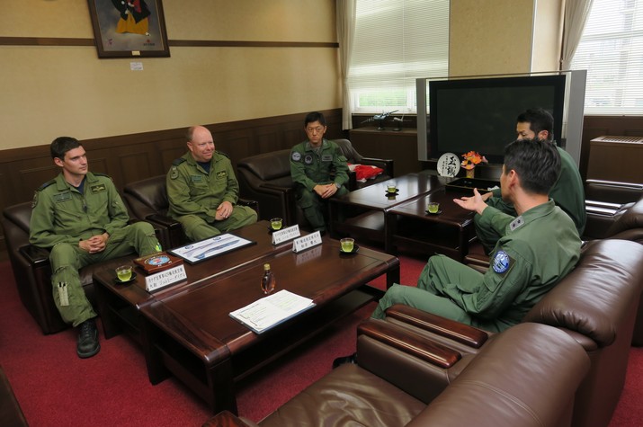 Port Call by Royal Canadian Air Force at Komaki Air Base