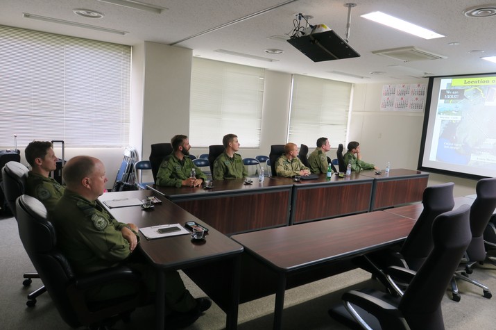 Port Call by Royal Canadian Air Force at Komaki Air Base