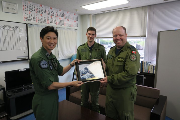 Port Call by Royal Canadian Air Force at Komaki Air Base
