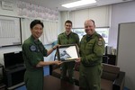 Port Call by Royal Canadian Air Force at Komaki Air Base