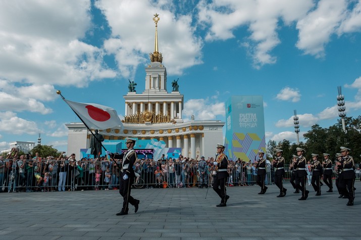 JGSDF Central Band Takes Part in the  International Military Tattoo “Spasskaya Tower” in Russia