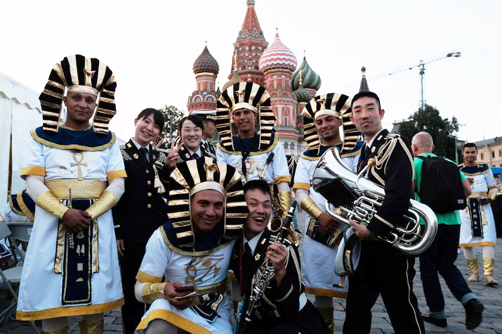 JGSDF Central Band Takes Part in the  International Military Tattoo “Spasskaya Tower” in Russia