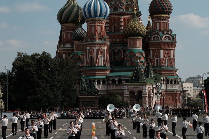JGSDF Central Band Takes Part in the  International Military Tattoo “Spasskaya Tower” in Russia