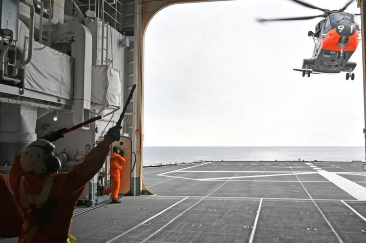 JS <em>Shirase</em> returns from the 61st Antarctic research