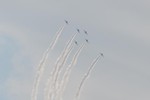 Salute Flyover by JASDF Blue Impulse