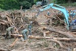 JSDF Disaster Relief Activities Associated with Heavy Rain in July 2020