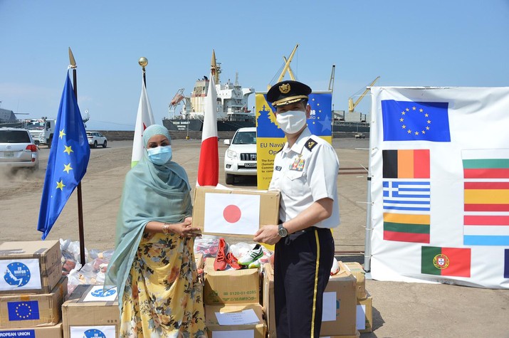Japan-EU Joint Naval Exercise and Port Call on Djibouti